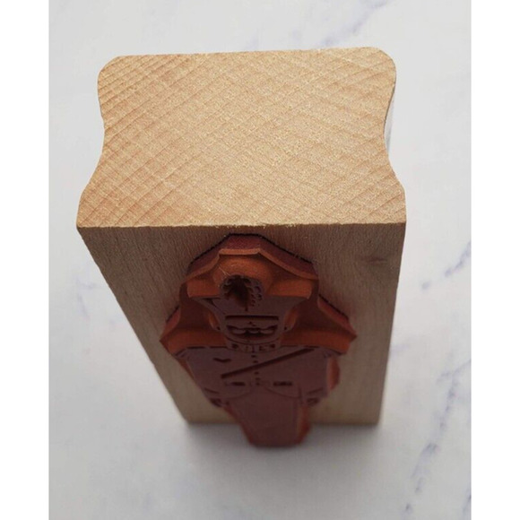 Soldier Boy Posh Impressions Toy Soldier Wood Mounted Rubber Stamp Z175 - Picture 4 of 7